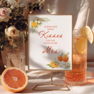 Aperol Spritz Errate wie viele Küsse Poster
