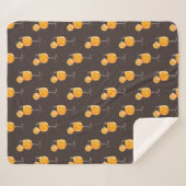 Aperol Spritz Fleece Blanket - Cocktail Vibes Sherpadecke (Vorderseite (Horizontal))