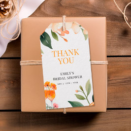 Aperol Spritz Floral Brautparty Favor Tag Geschenkanhänger