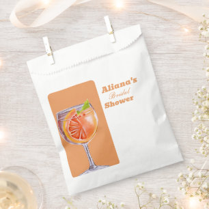 Aperol Spritz Floral Brautparty Geschenktüte Geschenktütchen