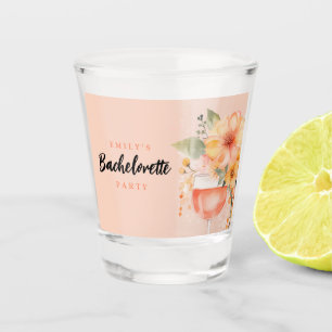 Aperol Spritz Floral Junggeselinnen-Abschied Schnapsglas