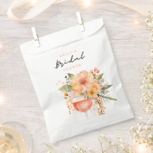 Aperol Spritz Florale Brautparty Geschenktütchen