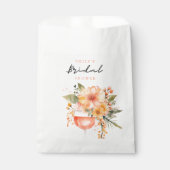 Aperol Spritz Florale Brautparty Geschenktütchen (Vorderseite)