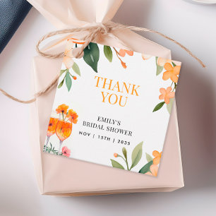 Aperol Spritz Florales Brautparty-Geschenkanhänger Geschenkanhänger