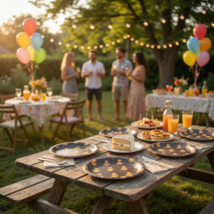 Aperol Spritz Junggeselinnen-Abschied & Brautparty Pappteller