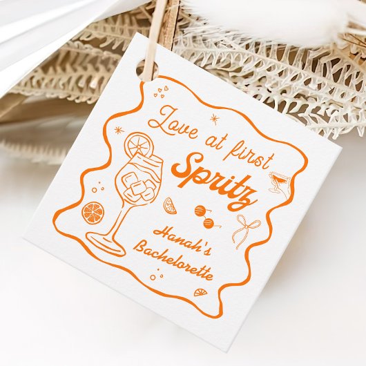 Aperol Spritz Junggeselinnen-Abschied Geschenkanhänger