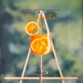 Aperol Spritz Junggeselinnen-Abschied Willkommen Acrylschild (Neutral)