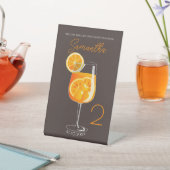 Aperol Spritz Junggeselinnen-Abschied Willkommen Sockelschild (In SItu)