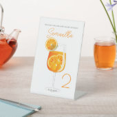 Aperol Spritz Junggeselinnen-Abschied Willkommen Sockelschild (In SItu)