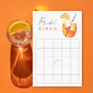 Aperol Spritz Junggesellinnenabschied Bingo-Spiel