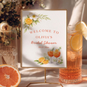 Aperol Spritz Junggesellinnenabschied Willkommen Poster