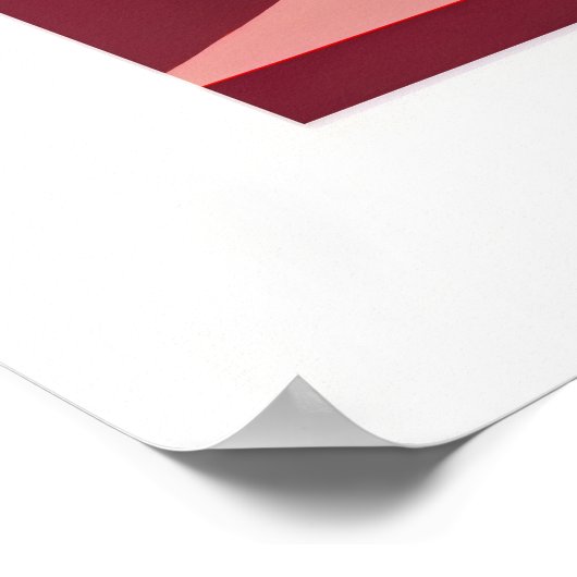 Aperol Spritz Moderne Abstrakte Kunst Poster (Ecke)