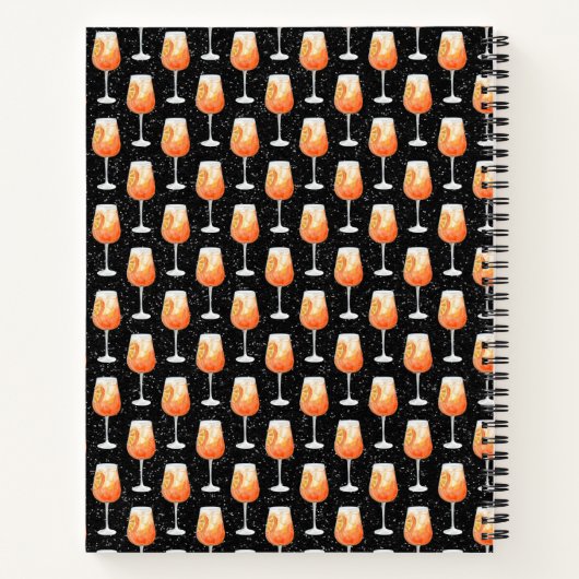 Aperol Spritz Muster - Aperol Diaries Notizblock (Rückseite)