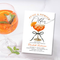 Aperol Spritz nur ein Spritz Older Geburtstag