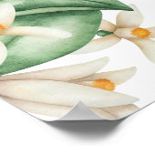 Aperol Spritz Orange Brautparty Begrüßungszeichen Poster (Ecke)