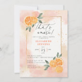 Aperol Spritz Orange Summer Amore Brautparty Einladung (Vorderseite)