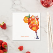 Aperol Spritz Party im House-Brautparty Serviette (Beispiel)