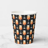 Aperol Spritz Pattern Pappbecher (Links)