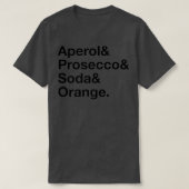 Aperol Spritz Recipe T-Shirt (Design vorne)