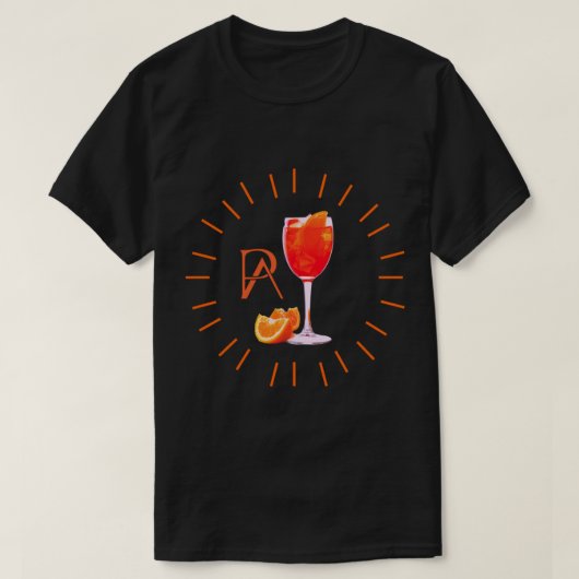 Aperol Spritz Rezept - Aperol Spritz Cap T-Shirt (Design vorne)