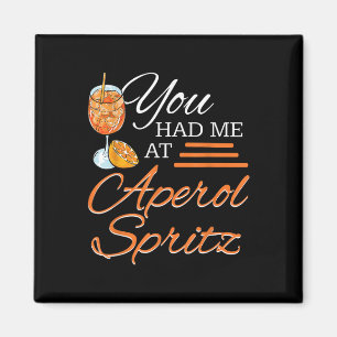 Aperol Spritz Schwanz Party Alkohol Drink Sommerbr Magnet