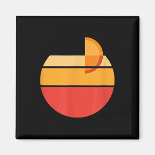 Aperol Spritz Sprizz Minimal Retro Sun Summer Schw Magnet