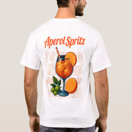 Aperol Spritz T-Shirt – Retro Italian Cocktail