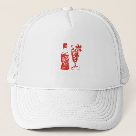 Aperol Spritz Trucker Hat Truckerkappe (Vorderseite)