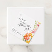 Aperol Spritz Watercolor Brautparty Geschenkanhänger (Beispiel)