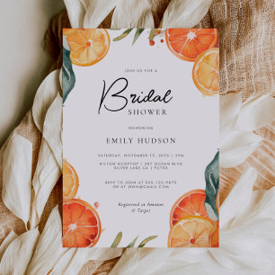 Aperol Spritz Watercolor Bridal Dusche Einladung