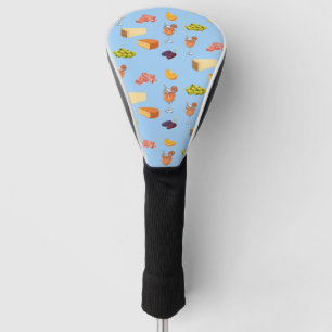 Aperol- und Käse-Muster Golf Headcover