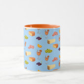 Aperol- und Käse-Muster Tasse (Zentrum)