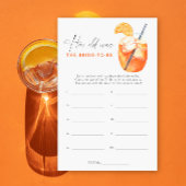 Aperolcocktail - Wie alt war die Braut, um ein Spi