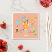 Aperolrecipe Serviette (Beispiel)