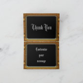 Apert Customizable Vielen Dank Dankeskarte (Innenseite)