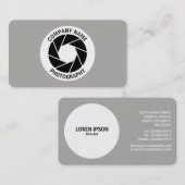 Aperturkreis - grau visitenkarte (Vorne/Hinten)