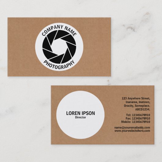 Aperturkreis - Karte (Vorne/Hinten)