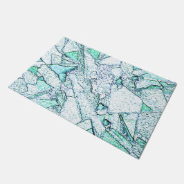 Aperus wie Gestein, in einer Mischung aus Zyan und Fußmatte