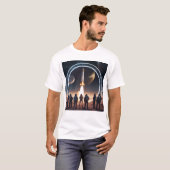 "Ape's First Glimpse at the Stars" T-Shirt (Vorne ganz)