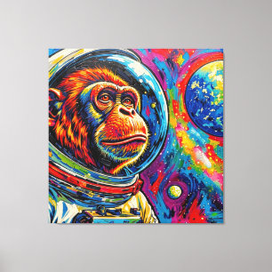 APES IN SPACE-4 LEINWANDDRUCK