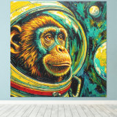 APES IN SPACE-5 LEINWANDDRUCK (Insitu (Holzboden))