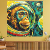 APES IN SPACE-5 LEINWANDDRUCK (Insitu (Wohnzimmer))