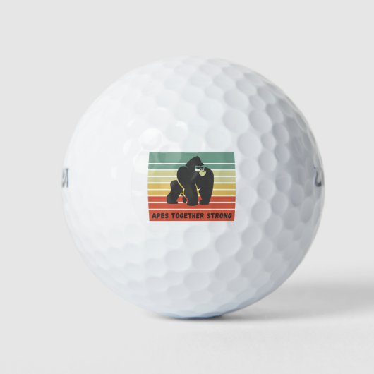 Apes Together Strong Golfball (Vorderseite)