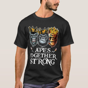 Apes zusammen Strong War Stock Strong Graphic Appa T-Shirt