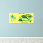 Apex Lachs kann LabelGerard Point, AK Leinwanddruck (Insitu (Holzboden))