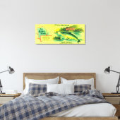 Apex Lachs kann LabelGerard Point, AK Leinwanddruck (Insitu (Schlafzimmer))