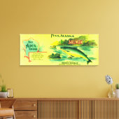 Apex Lachs kann LabelGerard Point, AK Leinwanddruck (Insitu (Wohnzimmer))