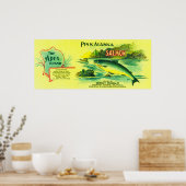Apex Lachs kann LabelGerard Point, AK Poster (Küche)