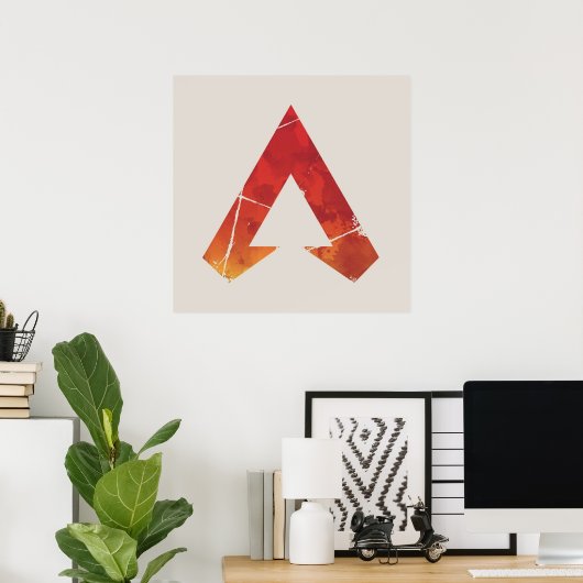 Apex Legends Logo Apex Legenden Wasserfarben Symbo Poster (Heimbüro)