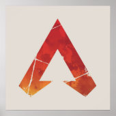Apex Legends Logo Apex Legenden Wasserfarben Symbo Poster (Vorne)